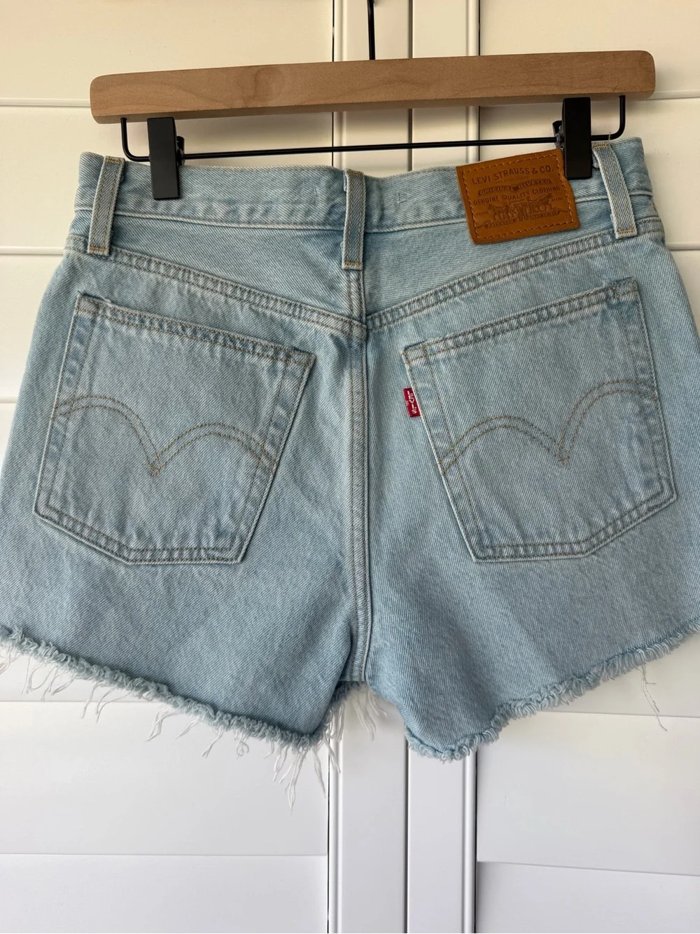 Levi's Light Blue Denim Jean Shorts